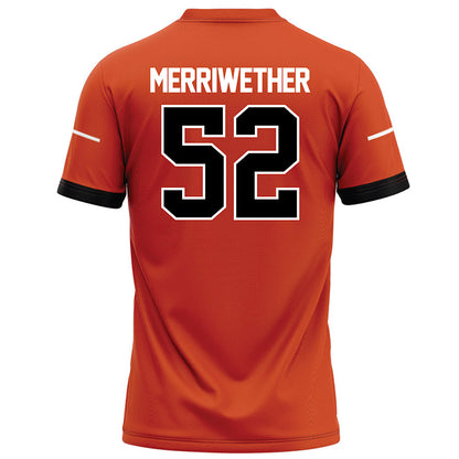 Campbell - NCAA Football : Mason Merriwether - Orange Football Jersey-1