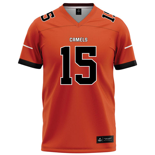 Campbell - NCAA Football : Quinn Mahoney - Orange Football Jersey-0