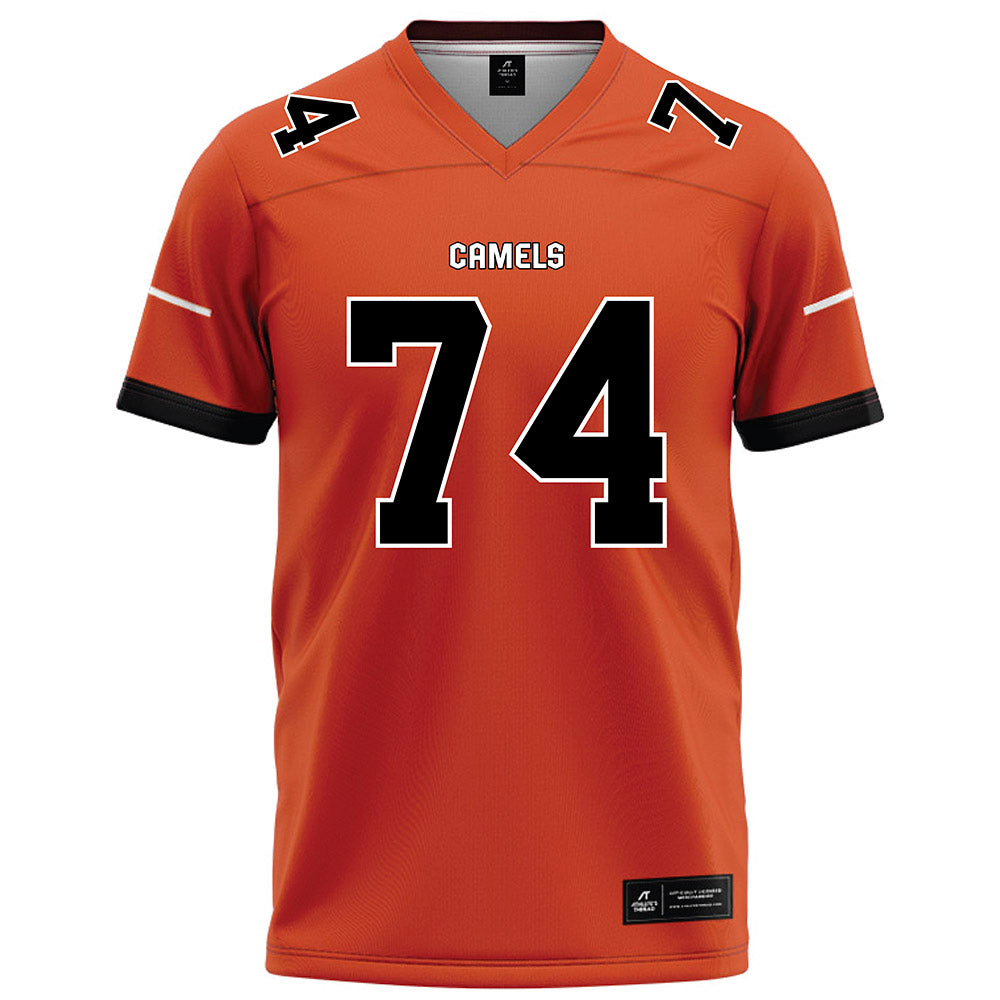 Campbell - NCAA Football : Rahshad Swinton - Orange Football Jersey-0