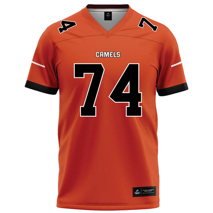 Campbell - NCAA Football : Rahshad Swinton - Orange Football Jersey-0