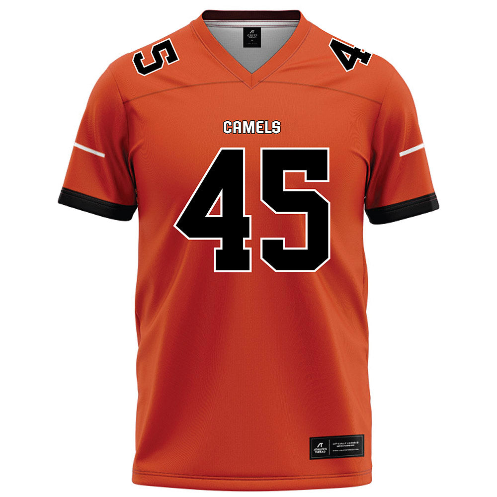 Campbell - NCAA Football : Daniel Felton - Orange Football Jersey-0