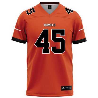 Campbell - NCAA Football : Daniel Felton - Orange Football Jersey-0