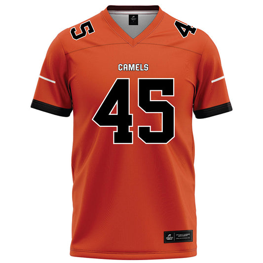 Campbell - NCAA Football : Daniel Felton - Orange Football Jersey-0