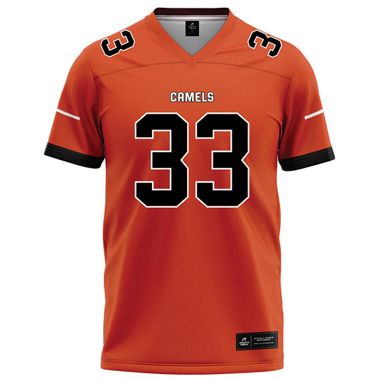 Campbell - NCAA Football : Charlie Battaglia - Orange Football Jersey-0