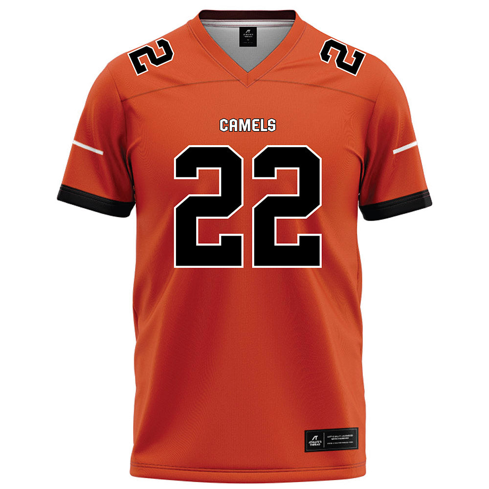 Campbell - NCAA Football : Devon Thomas - Orange Football Jersey-0