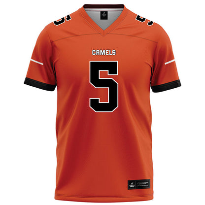 Campbell - NCAA Football : Javon Cowan - Orange Football Jersey-0