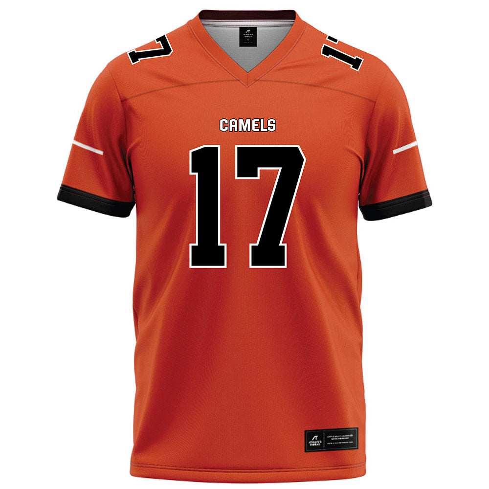 Campbell - NCAA Football : Malachi Thomas - Orange Football Jersey-0