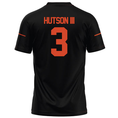 Campbell - NCAA Football : Paul Hutson III - Black Football Jersey