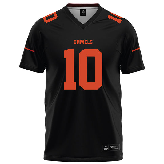 Campbell - NCAA Football : Keynan Richardson-Cook - Black Football Jersey-0