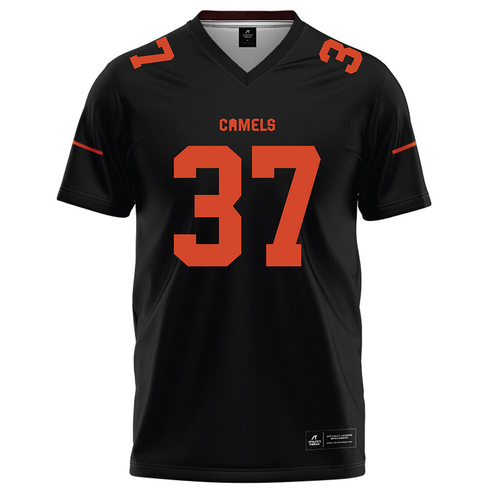 Campbell - NCAA Football : DaVonyae Pettis - Black Football Jersey-0