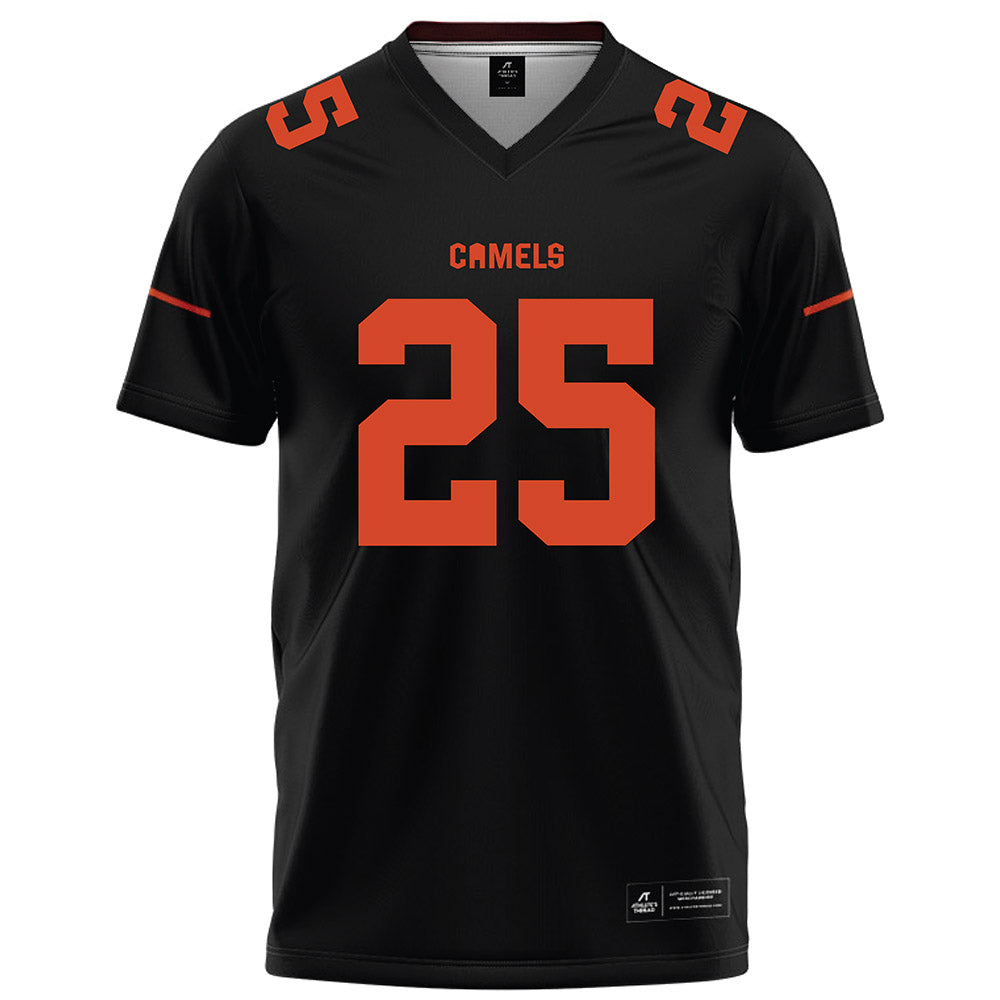 Campbell - NCAA Football : Kyle Scott - Black Football Jersey-0