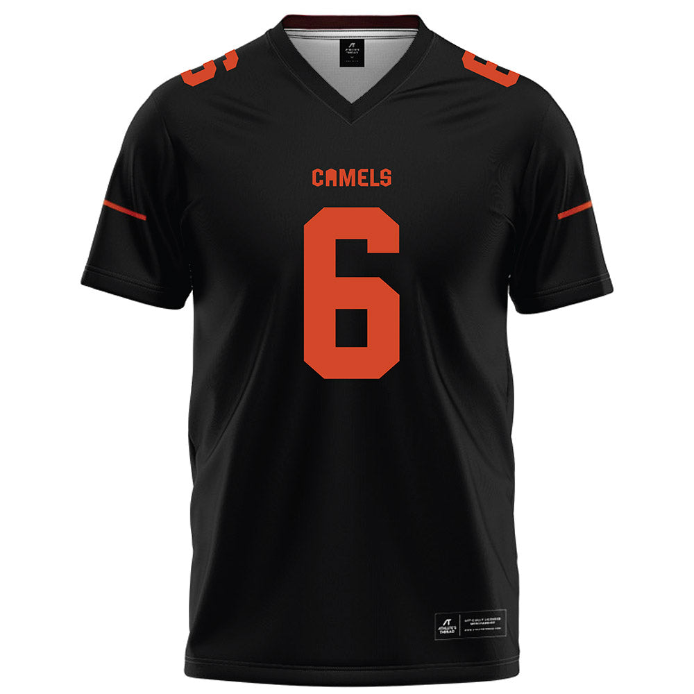Campbell - NCAA Football : Kareem Williams - Black Football Jersey-0