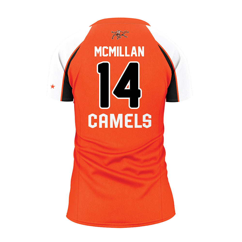 Campbell - NCAA Women's Volleyball : Breanna McMillan - Orange Volleyball Jersey-1