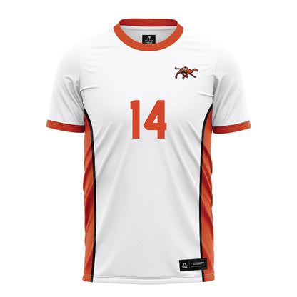 Campbell - NCAA Men's Soccer : Sam Sery - White Soccer Jersey-0
