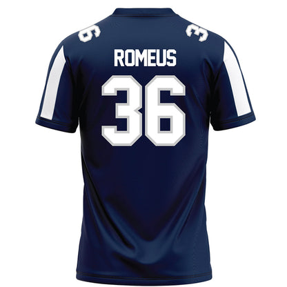 Butler - NCAA Football : Elijah Romeus - Blue Football Jersey