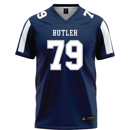 Butler - NCAA Football : Matthew Connors - Blue Football Jersey-0