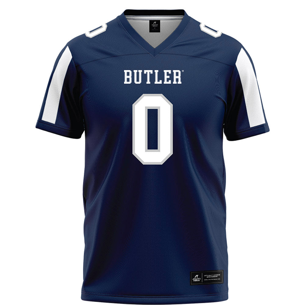 Butler - NCAA Football : Zac Willingham-Davis - Blue Football Jersey-0