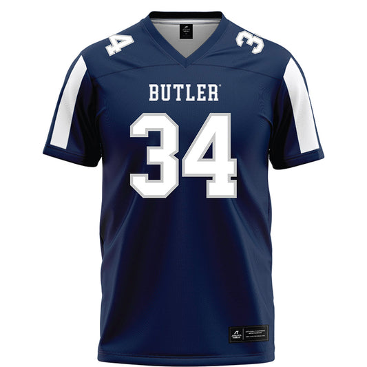 Butler - NCAA Football : Sam Manna - Blue Football Jersey-0