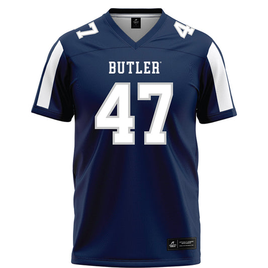 Butler - NCAA Football : Henry Coppinger - Blue Football Jersey-0