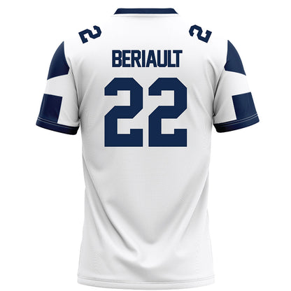 Butler - NCAA Football : Madden Beriault - White Football Jersey-1