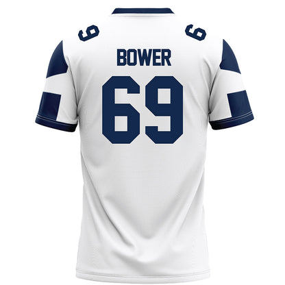 Butler - NCAA Football : Eric Bower - White Football Jersey