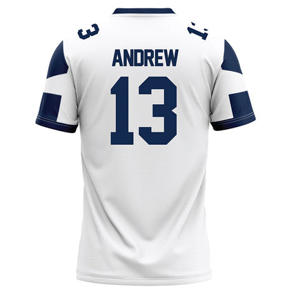 Butler - NCAA Football : Reagan Andrew - White Football Jersey