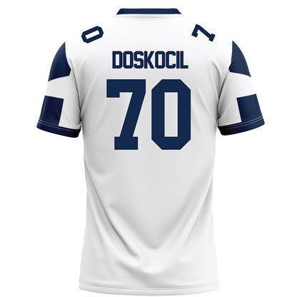 Butler - NCAA Football : Kirk Doskocil - White Football Jersey