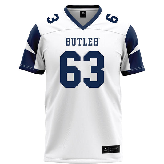 Butler - NCAA Football : Charles Mackley - White Football Jersey