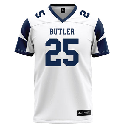 Butler - NCAA Football : Beck Janki - White Football Jersey