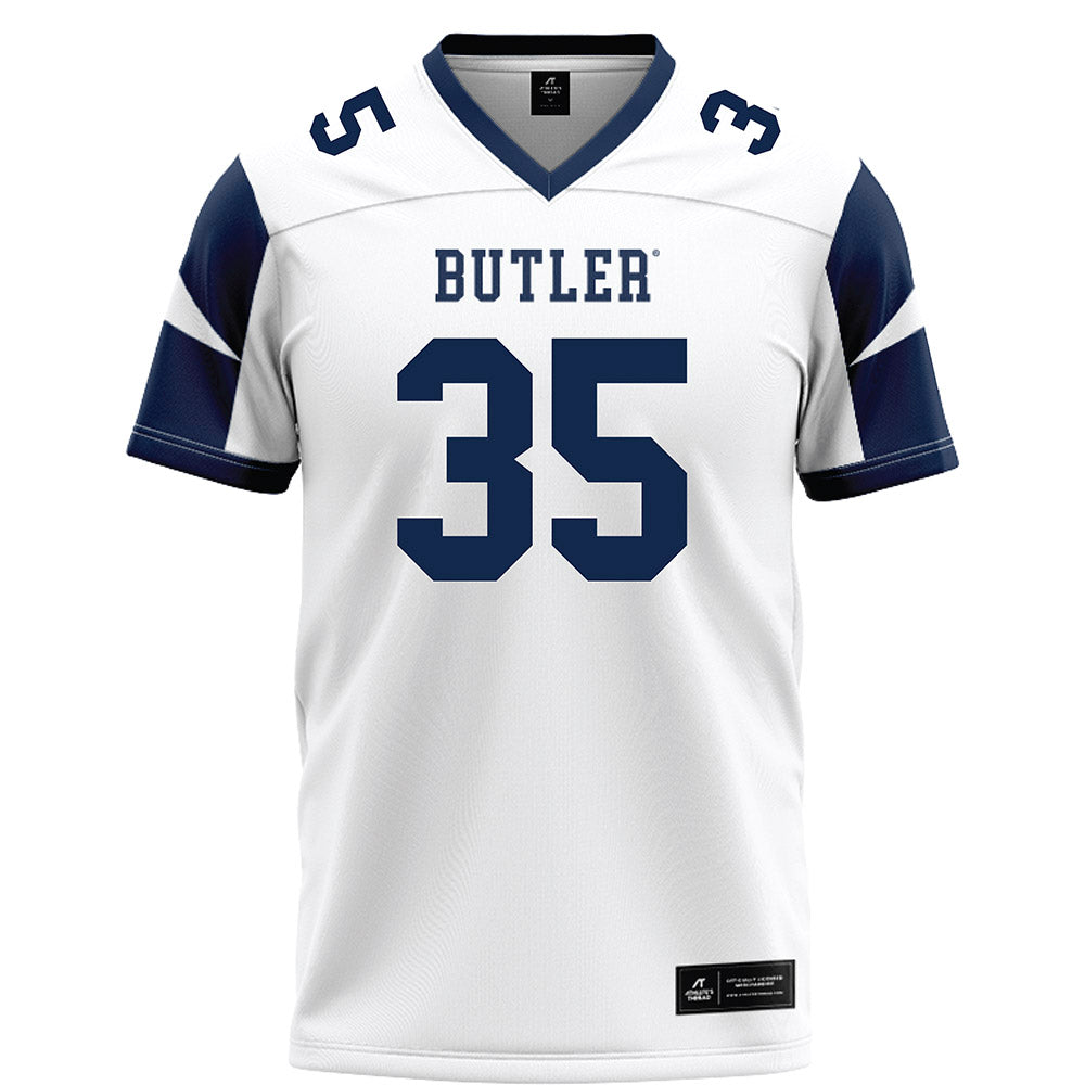 Butler - NCAA Football : Ben Brandenburg - White Football Jersey