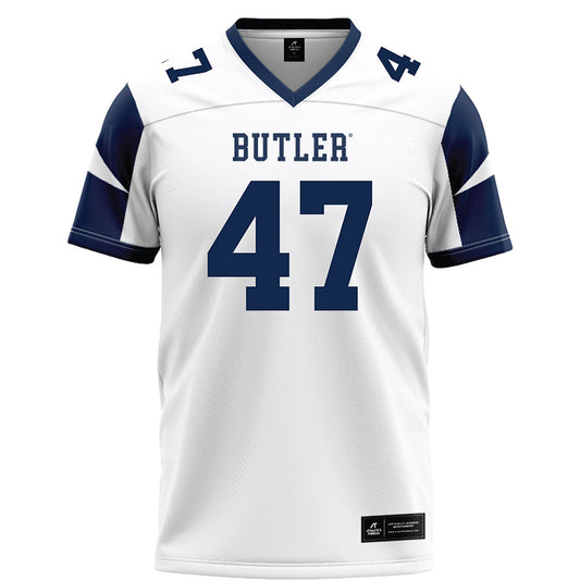 Butler - NCAA Football : Henry Coppinger - White Football Jersey-0