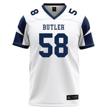 Butler - NCAA Football : Joe Rodi - White Football Jersey-0