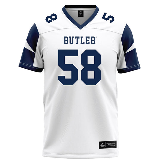 Butler - NCAA Football : Joe Rodi - White Football Jersey-0