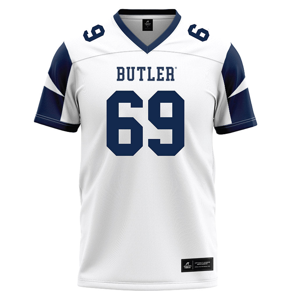 Butler - NCAA Football : Eric Bower - White Football Jersey