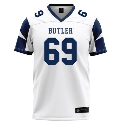 Butler - NCAA Football : Eric Bower - White Football Jersey