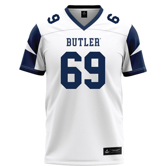 Butler - NCAA Football : Eric Bower - White Football Jersey