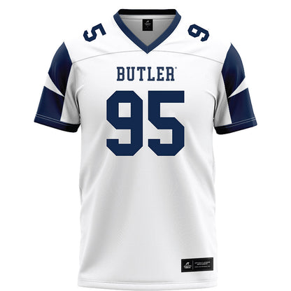 Butler - NCAA Football : Michael Pugh - White Football Jersey-0