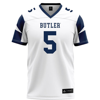 Butler - NCAA Football : Landon Hochstein - White Football Jersey