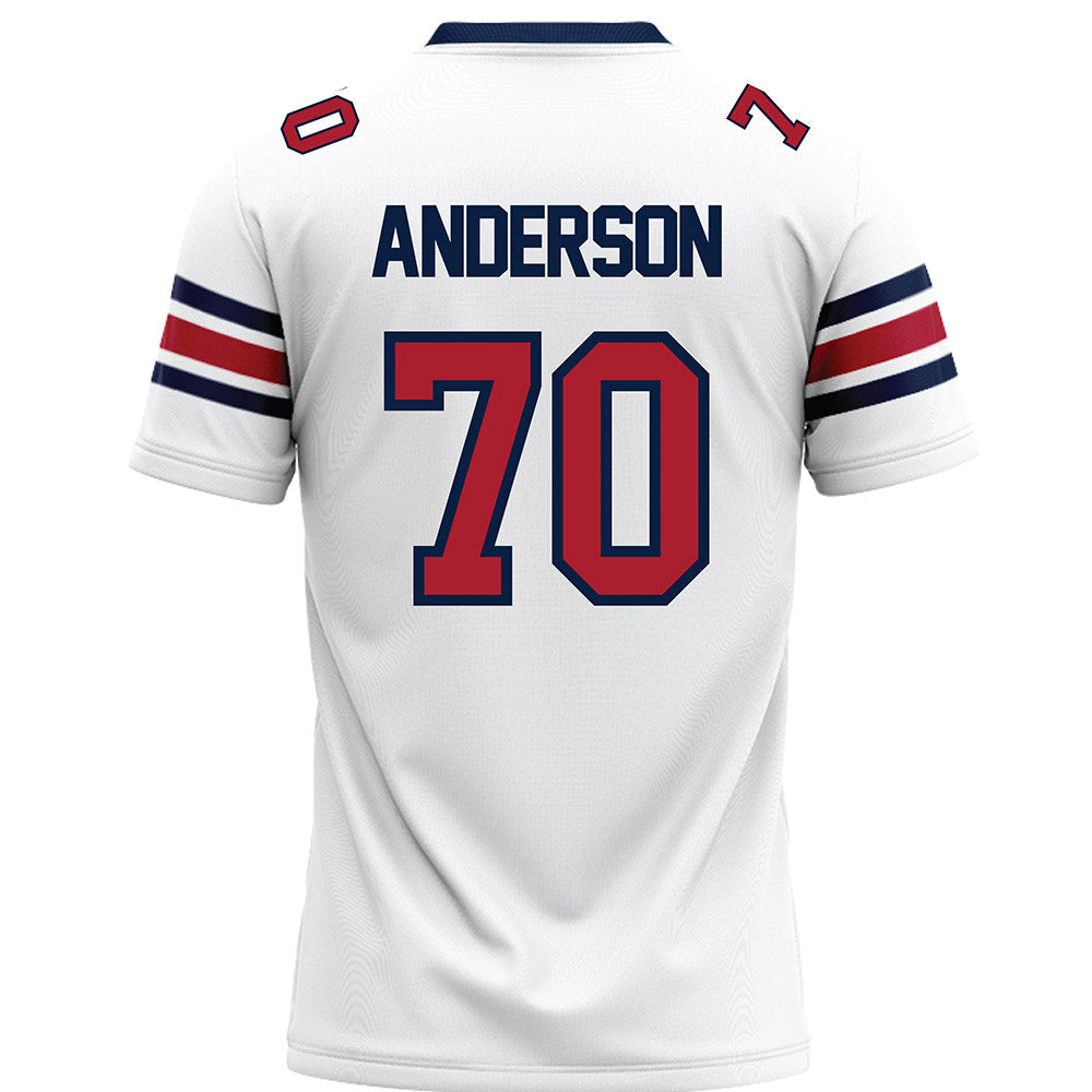 Liberty - NCAA Football : Austin Anderson - White Premium Football Jersey-1