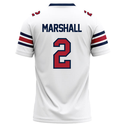 Liberty - NCAA Football : Jiquavious Marshall - White Football Jersey-1