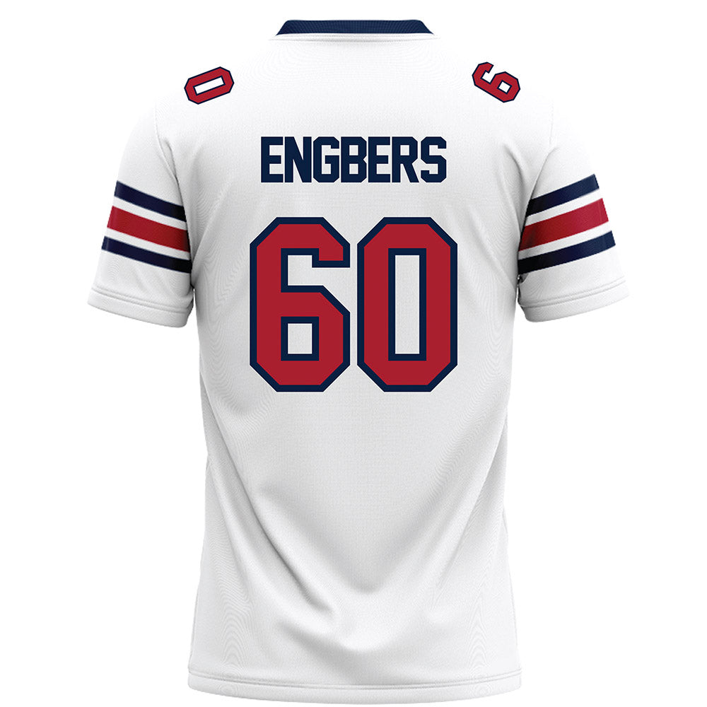 Liberty - NCAA Football : Joep Engbers - White Football Jersey-1