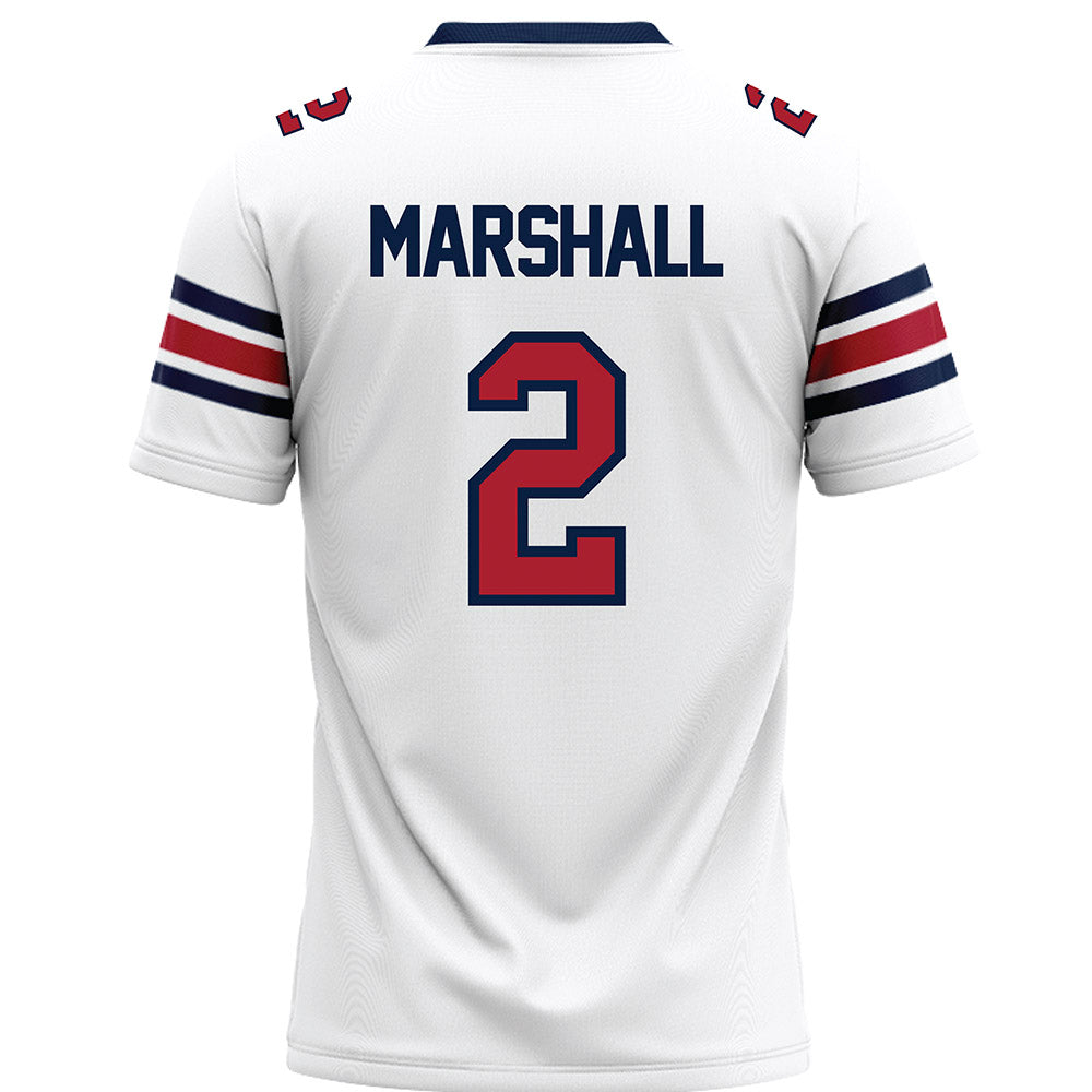 Liberty - NCAA Football : Jiquavious Marshall - White Premium Football Jersey-1