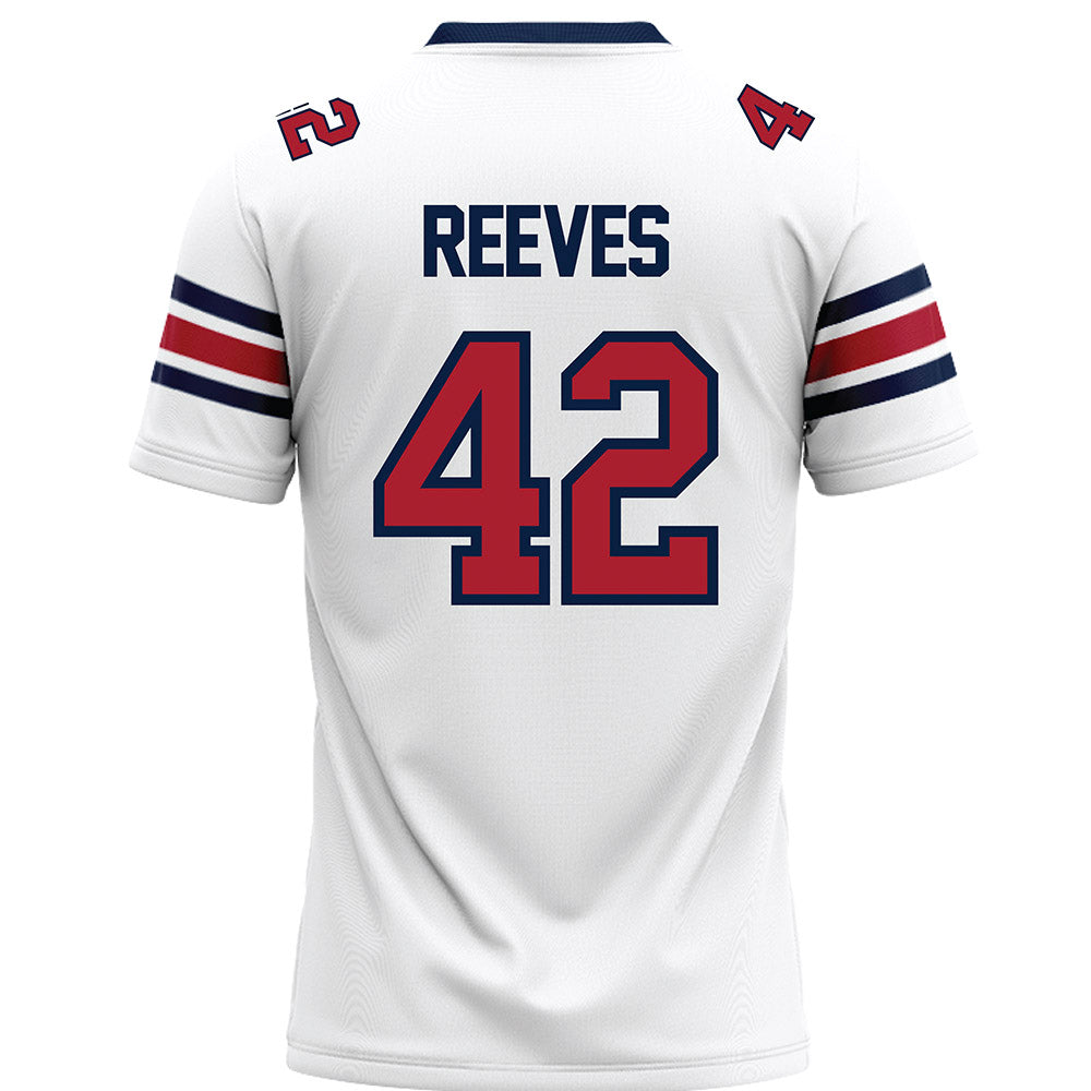 Liberty - NCAA Football : Chase Reeves - White Premium Football Jersey-1