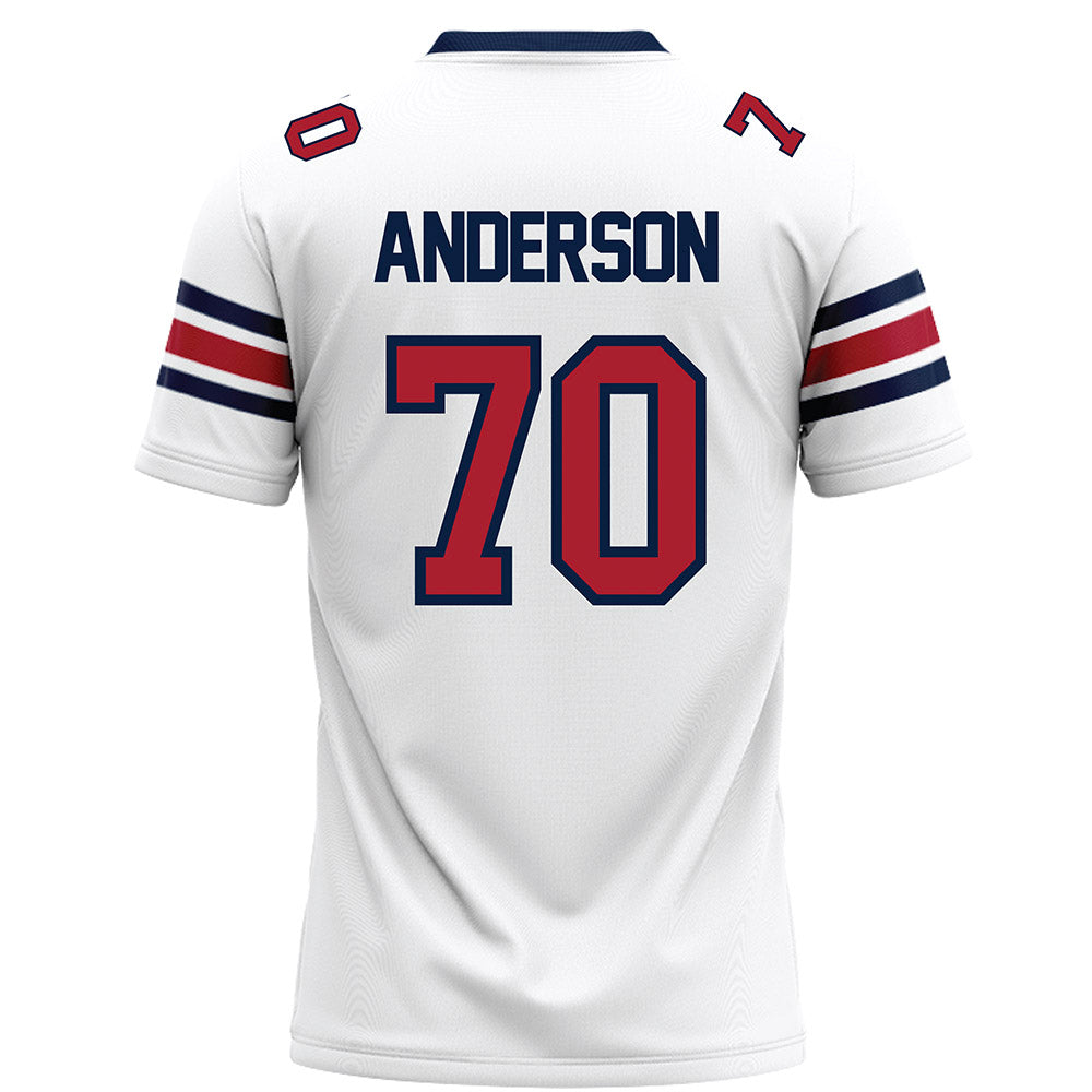 Liberty - NCAA Football : Austin Anderson - White Football Jersey-1