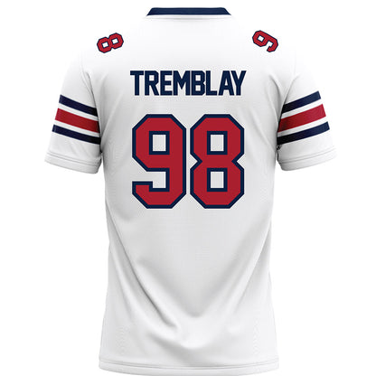 Liberty - NCAA Football : Austin Tremblay - White Premium Football Jersey-1
