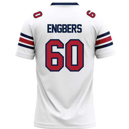 Liberty - NCAA Football : Joep Engbers - White Premium Football Jersey-1