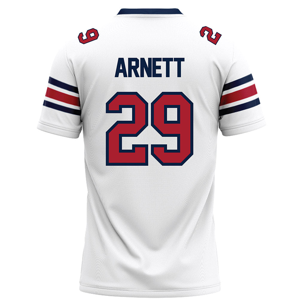 Liberty - NCAA Football : Tony Arnett - White Football Jersey-1