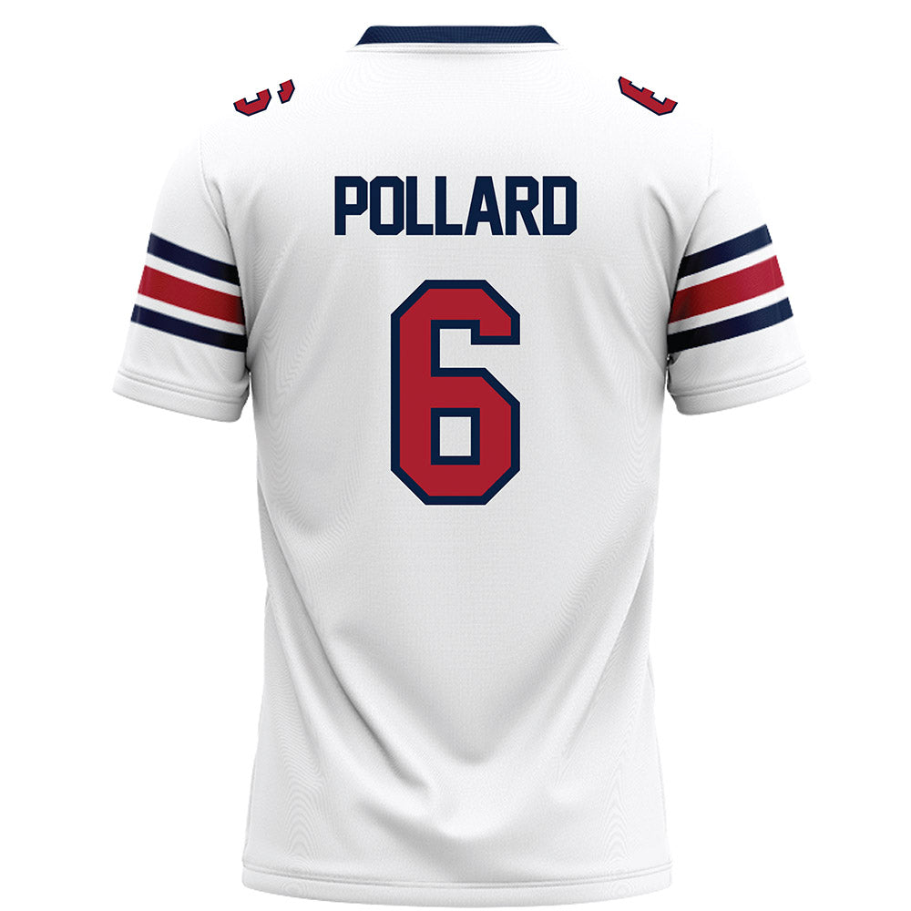 Liberty - NCAA Football : Micah Pollard - White Football Jersey-1