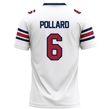 Liberty - NCAA Football : Micah Pollard - White Football Jersey-1