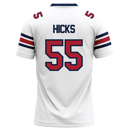 Liberty - NCAA Football : Henry Hicks - White Football Jersey-1